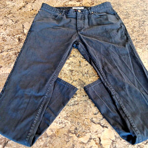 Size 32 X 31 Zara Black Skinny Mid Rise Jeans Women's Made In Turkey